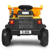 Kids Ride On Dump Truck 12V Battery Powered RC Construction Vehicle Ride On Tractor with Bucket & Electric Dump Bed