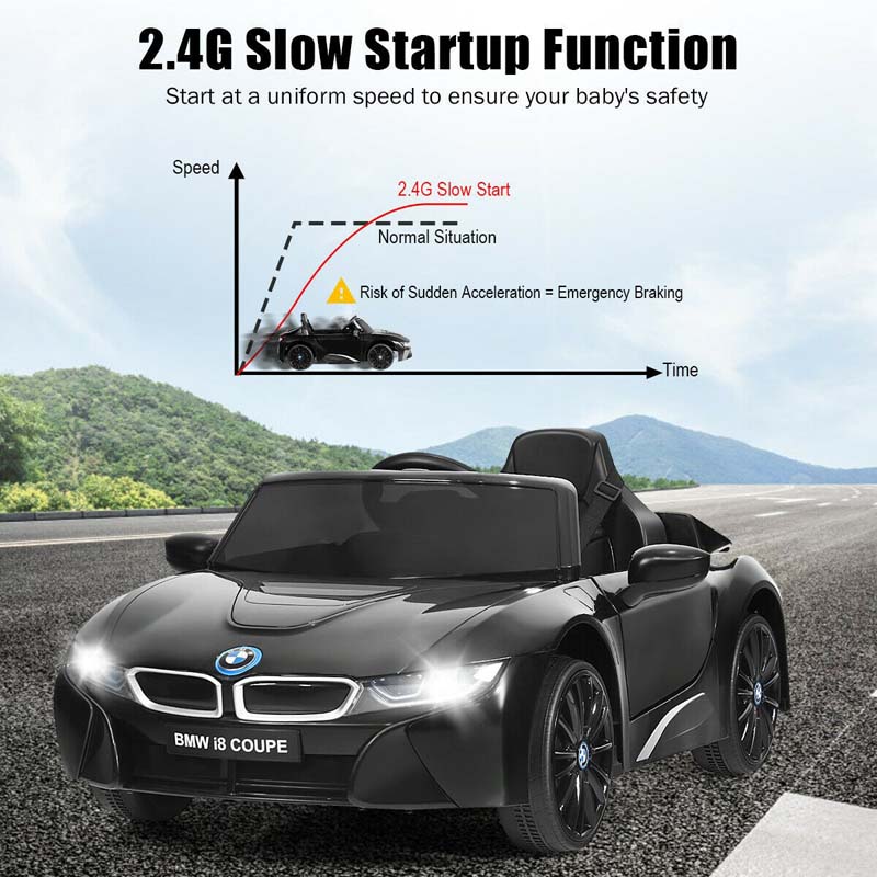 Kids Ride On Car 12V Licensed BMW I8 Battery Powered Electric Vehicle with Remote Control