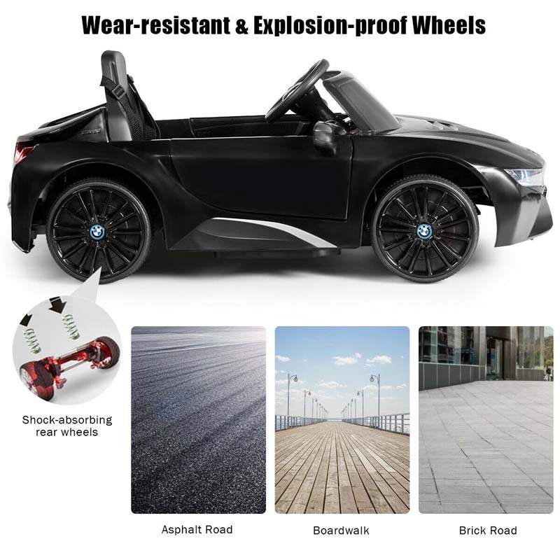 Kids Ride On Car 12V Licensed BMW I8 Battery Powered Electric Vehicle with Remote Control