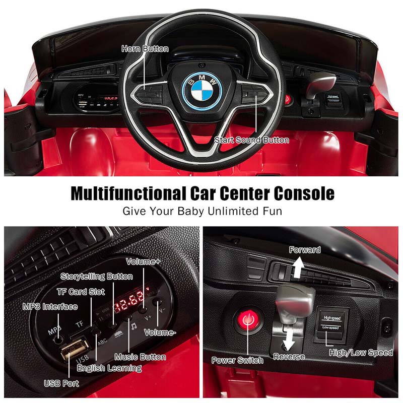 12V BMW i8 Coupe Kids Electric Ride On Car with Remote Control