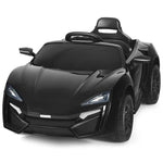 Kids Ride On Sports Car 12V Battery Powered Electric Vehicle with Remote Control & LED Lights