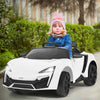Kids Ride On Sports Car 12V Battery Powered Electric Vehicle with Remote Control & LED Lights