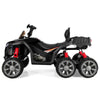 12V Kids Ride On ATV 6-Wheeler Electric Quad Car w/ 4WD & Trunk