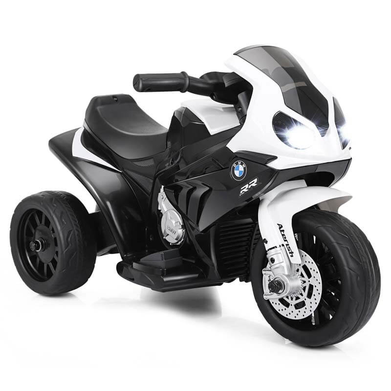Kids Ride on Motorcycle Licensed BMW 6V Battery Powered 3-Wheel Motorcycle Car Toy with Lights & Music