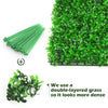 12 Pcs Artificial Wall Hedge Grass Wall Panels 20x20 inch Garden Privacy Fence Screen