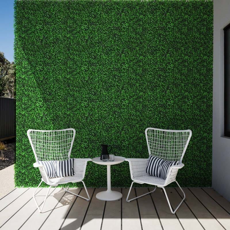 12 Pcs Artificial Wall Hedge Grass Wall Panels 20x20 inch Garden Privacy Fence Screen
