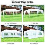10' x 20' 6 Sidewalls Canopy Tent with Carry Bag - Bestoutdor