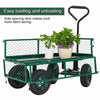Bestoutdor Heavy Duty Garden Cart Steel Wagon Yard Utility Cart with Handle & Removable Sides