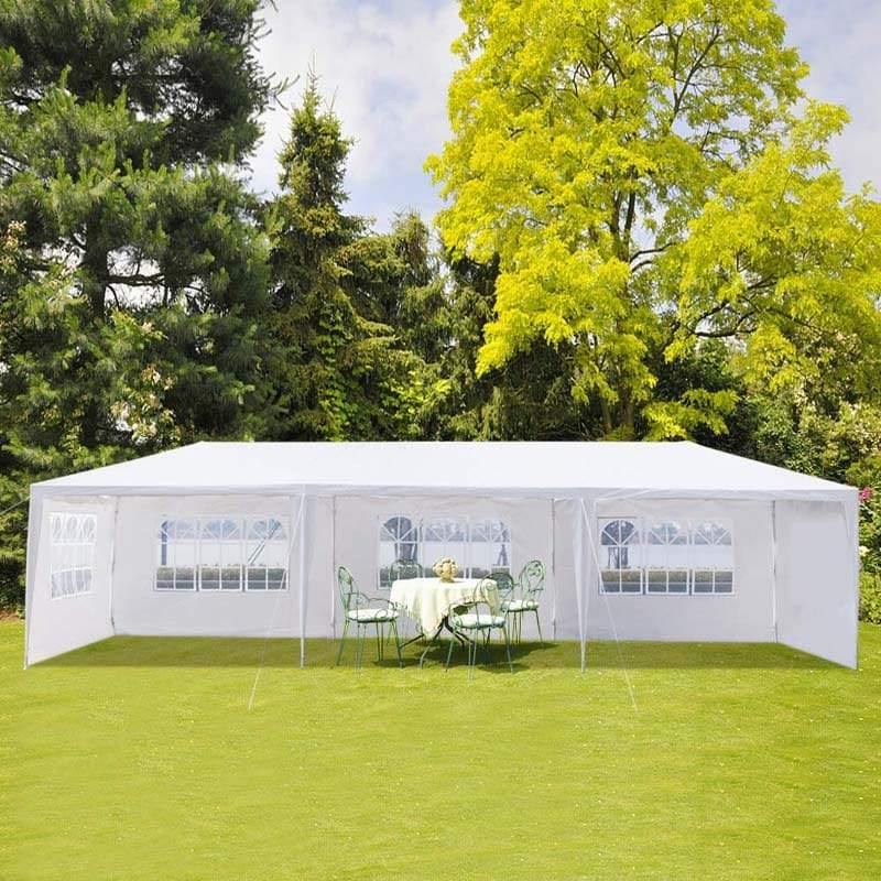 10' x 30' Outdoor Party Wedding 5 Sidewall Tent Canopy Gazebo - Bestoutdor