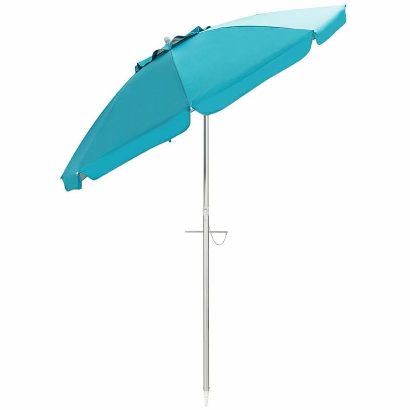 6.5 ft Beach Umbrella with Sand Anchor & Carrying Bag
