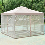 10' x 10' Patio Screw-free Structure Gazebo Canopy Tent - Bestoutdor