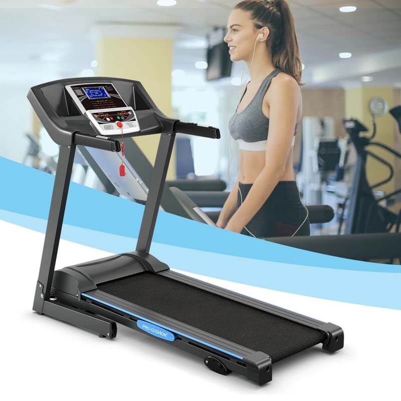 2.25 HP Folding Electric Treadmill Motorized Power Running Machine Exercise Home with LCD Display