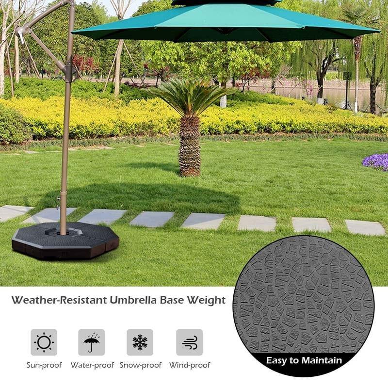Best umbrella hot sale base weight