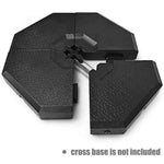 4 Pcs Patio Cantilever Offset Umbrella Weights Base Set - Bestoutdor