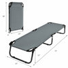 Outdoor Folding Camping Cot Portable Military Army Style Cot for Sleeping Hiking Travel