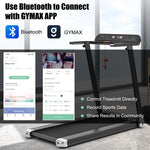 Folding Treadmill Superfit Compact Walking Running Machine with Smart APP Control & Bluetooth Speaker