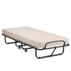 Folding Guest Bed Rollaway Bed Portable Sleeping Cot Bed with 4-Inch Memory Foam Mattress