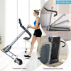 1100W Folding Electric Treadmill Compact Running Walking Machine with LCD Display & Heart Rate Sensor for Home Office