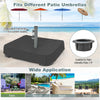 200lbs Fillable Umbrella Base Heavy Duty Patio Market Offset Umbrella Base with 2 Sandbags