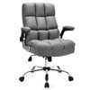 High Back Executive Office Chair Adjustable Swivel Office Chair with Flip-up Arm & Thick Padding for Home Office