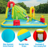 Inflatable Splash Pool Water Slides 7-in-1 Kids Jumper Bouncy Castle with 480W Blower