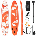 10.5 Ft Inflatable Stand up Paddle Board with Backpack Aluminum Paddle Pump