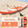 11 Ft Inflatable Stand up Paddle Board with Backpack Aluminum Paddle Pump
