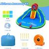 Inflatable Water Slide Bounce House with Mighty Splash Pool & 780W Air Blower