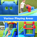 Inflatable Water Slide Bouncy Castle Splash Pool Water Cannon without Blower
