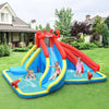 Inflatable Water Slide Crab Dual Slide Bounce House Splash Pool with 950W Blower