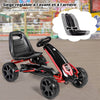 Kids 4 Wheel Powered Go Kart Ride-On Pedal Car with Adjustable Seat