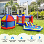 Kids Bouncy Castle Inflatable Slide Large Jumping Area Playhouse with 735W Blower