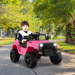 Kids Ride On Truck 12V Battery Powered Ride On Toy Car with Remote Control & Music MP3