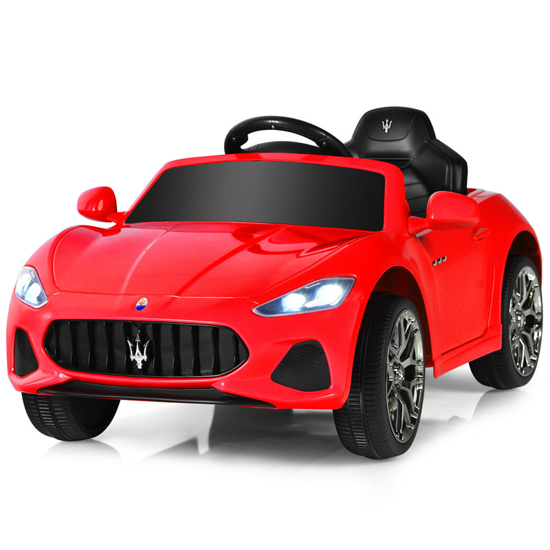 12V Kids Ride On Electric Car Licensed Maserati GranCabrio Battery Powered Vehicle with Remote Control & Lights