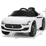 12V Battery Powered Maserati Gbili Kids Ride On Car with Remote Control