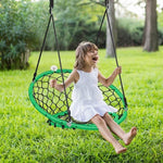 35.5" Inch Kids Indoor Outdoor Round Circle Saucer Swing - Bestoutdor