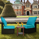 Outdoor Chair Cushion Set with Deep Seat & Back Cushion for Patio Furniture