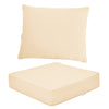 Outdoor Chair Cushion Set Back & Deep Seat Replacement Cushions for Patio Furniture