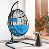 Hanging Egg Chair Oversized Swing Chair with C-Hammock Stand Set & Soft Seat Cushion Pillow