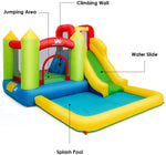 Outdoor Inflatable Bounce House Water Slide Jump Bouncer with 480W Blower