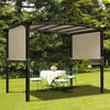 Outdoor Shade Pergola Canopy Replacement Cover with Copper Grommets & 4 Straps