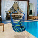 Outdoor Porch Yard Deluxe Hammock Chair Hanging Rope Swing
