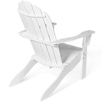 Outdoor Wooden Folding Adirondack Chair for Patio Garden - Bestoutdor