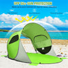 Pop Up Beach Tent Anti-UV UPF 50+ Portable Sun Shade Shelter