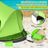 Pop Up Beach Tent Anti-UV UPF 50+ Portable Sun Shade Shelter