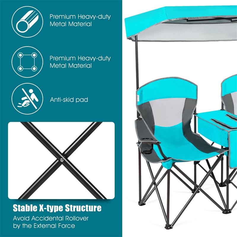Pink camping sales chair with canopy