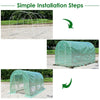 Portable Steel Frame Walk-in Greenhouse with 6 Windows