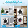 Portable Clothes Dryer 13.2 LBS Compact Front Load Electric Dryer with Stainless Steel Drum