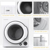 Portable Clothes Dryer 13.2 LBS Compact Front Load Electric Dryer with Stainless Steel Drum