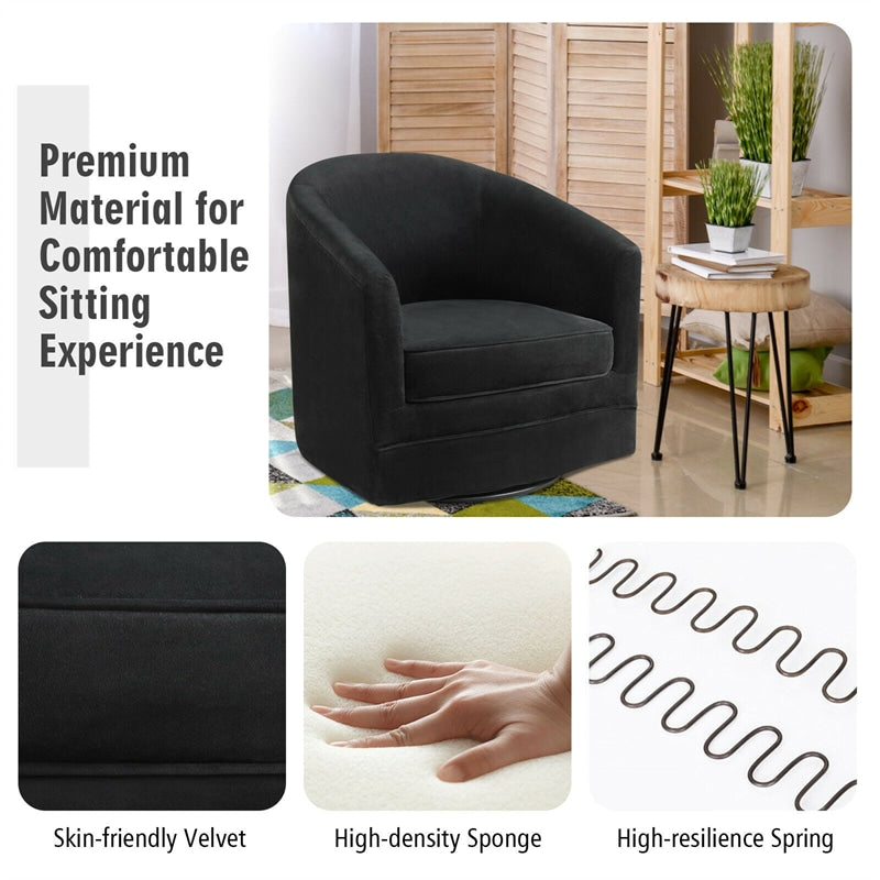 Microfiber barrel chair 2025